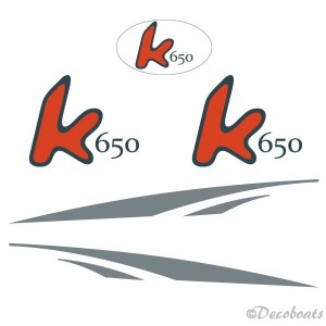 Stickers pour voilier K650